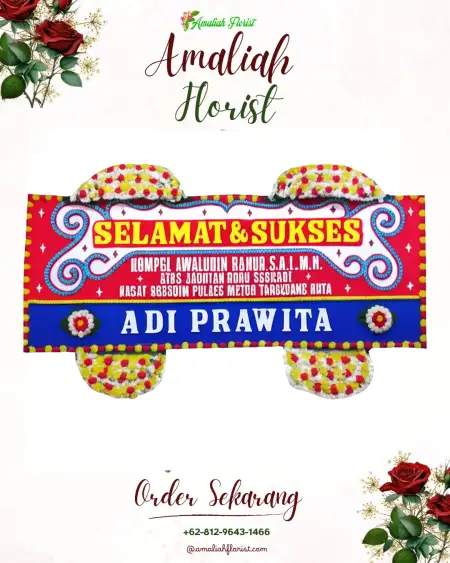 Papan Bunga Ucapan Selamat Cigelam